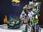 2010广州车展惊现机器人车模